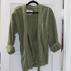Light green cotton jacket